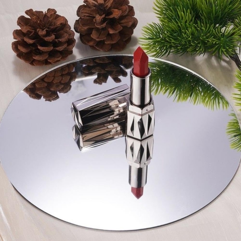 Decorative Round Mirror Acrylic Tray Plate Wall Decor Accent NEW